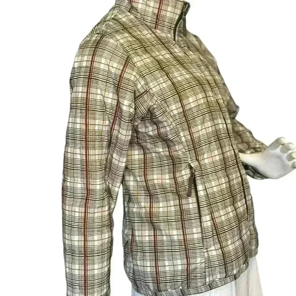 The Nortth Face Woman’s Brown Plaid Milletan Insulated Jacket She Size Medium. - Picture 3 of 11